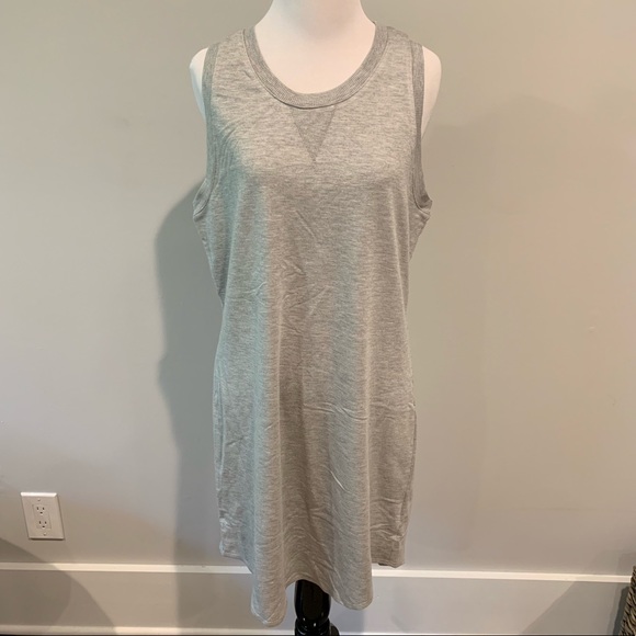 Feel the Piece - Jules Tank Dress in Heather Grey - Picture 2 of 8